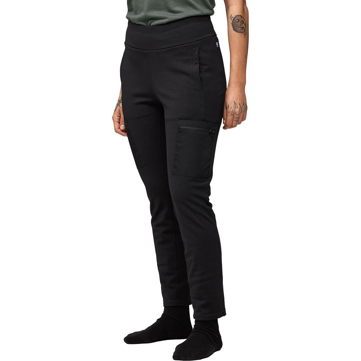 Image of Fjallraven Keb Fleece Trouser - Women's Black, L