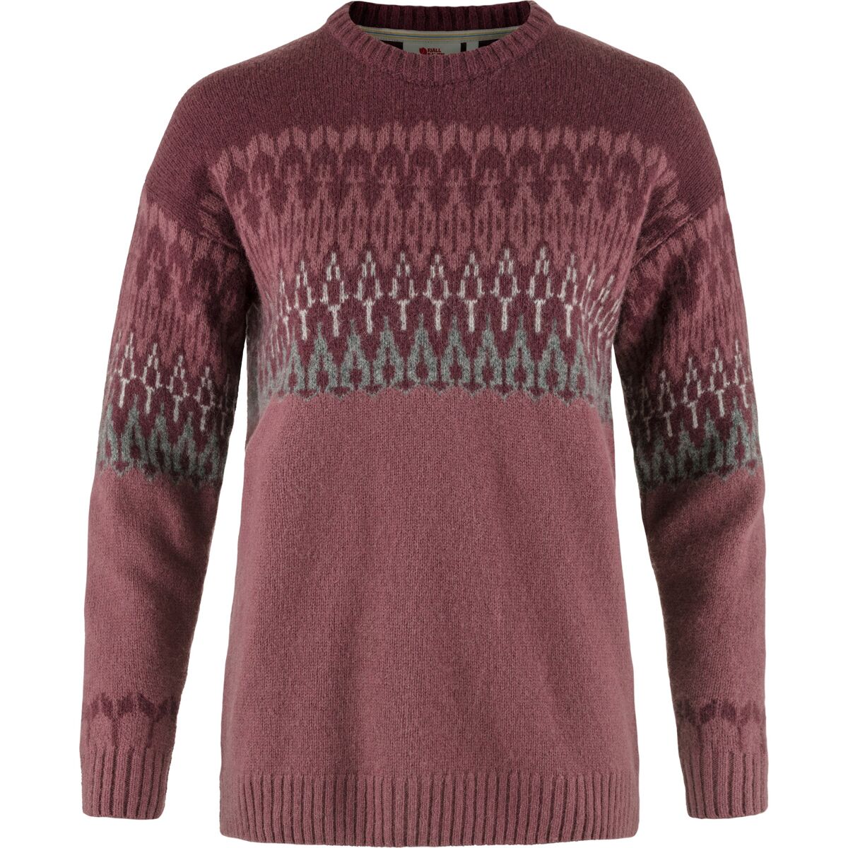Fjallraven Fjallraven Ovik Path Knit Top - Women's Mesa Purple/Dark Garnet, M