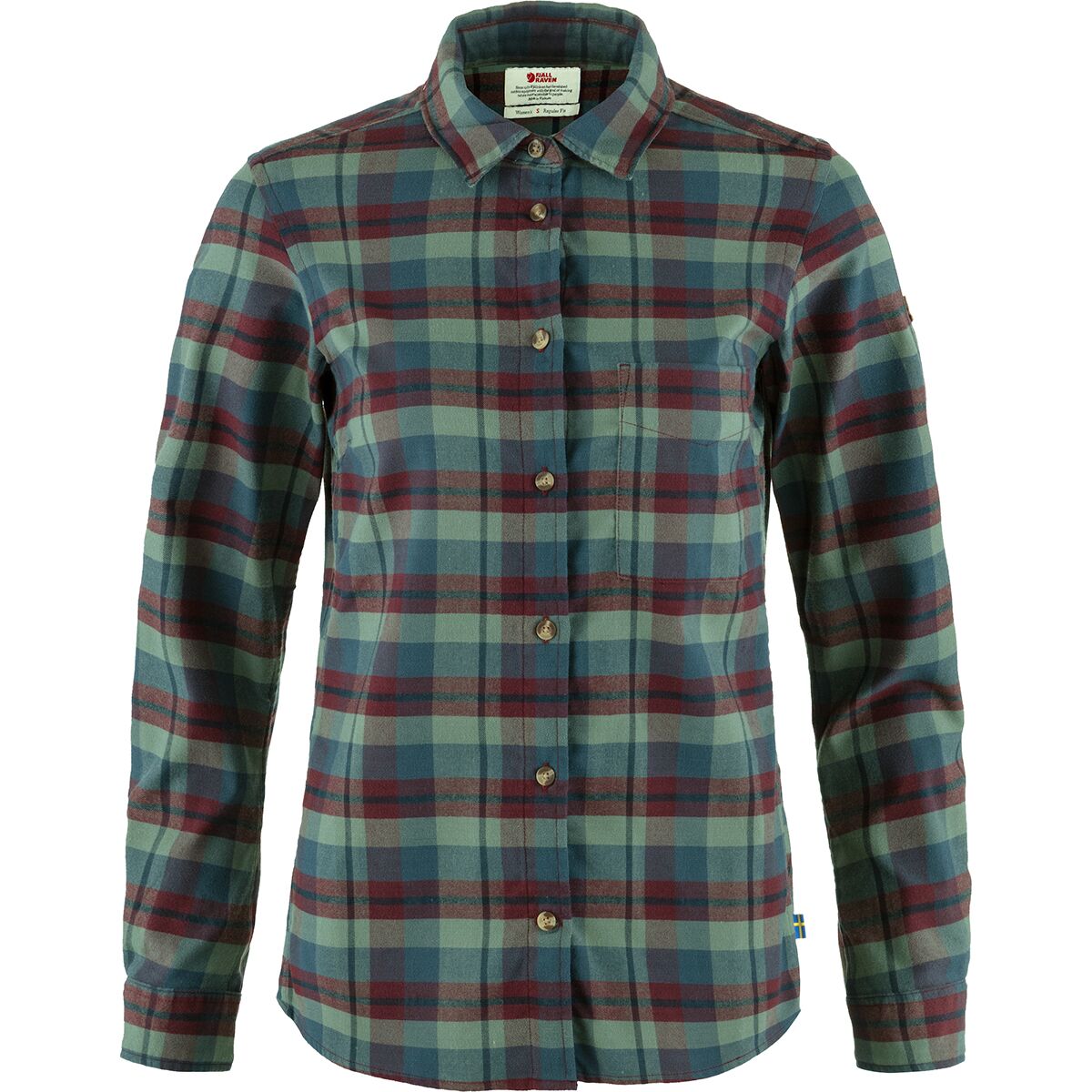 Image of Fjallraven Singi Fjall Shirt - Women's Port/Patina Green, M