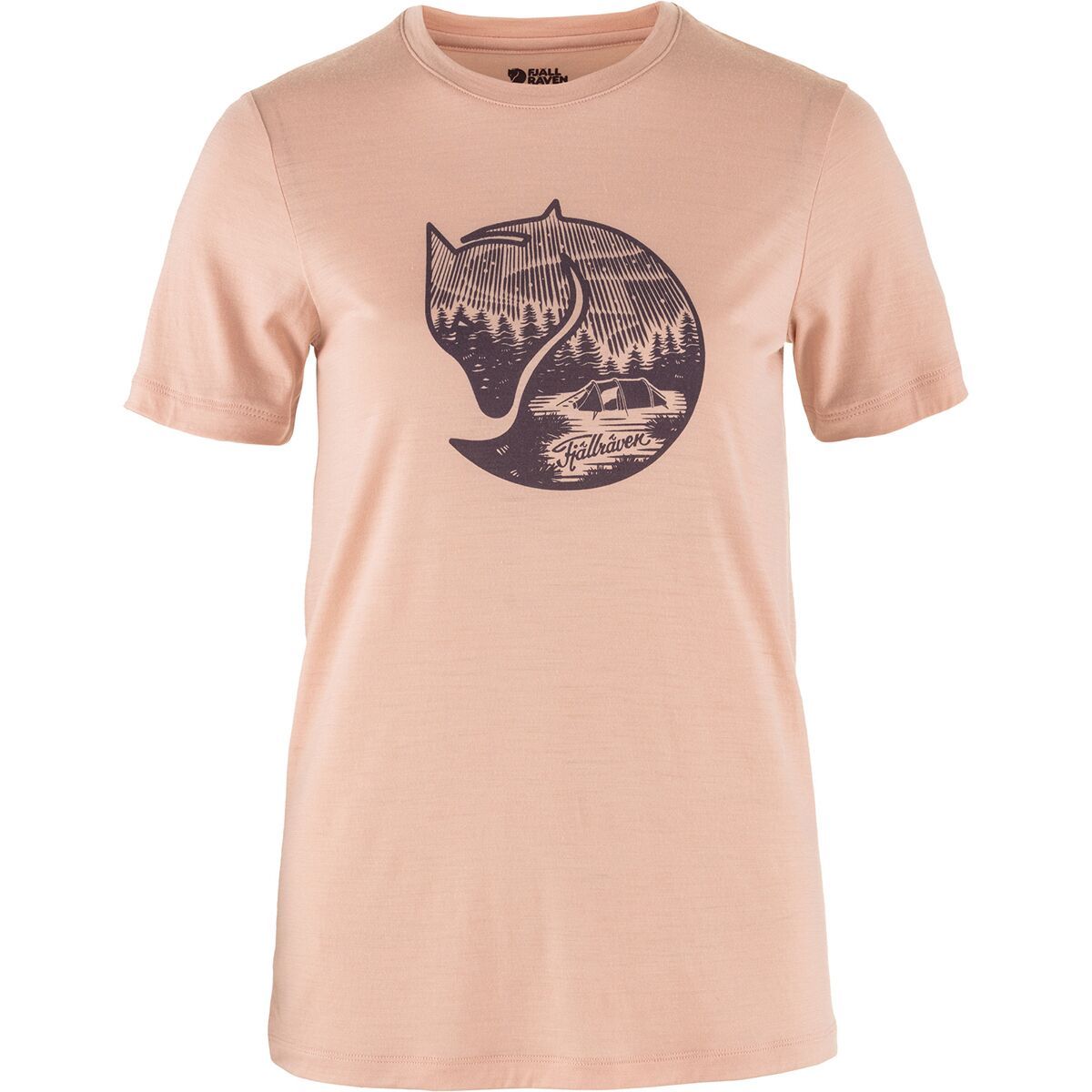 Image of Fjallraven Abisko Wool Fox Shirt - Women's Chalk Rose/Port, S