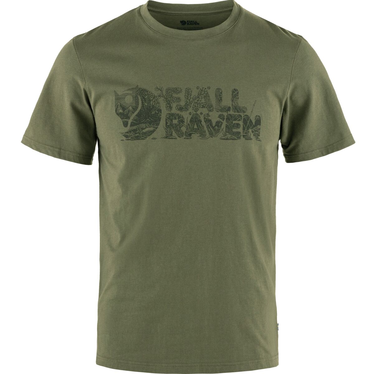 Fjallraven Fjallraven Lush Logo T-Shirt - Men's Laurel Green, S
