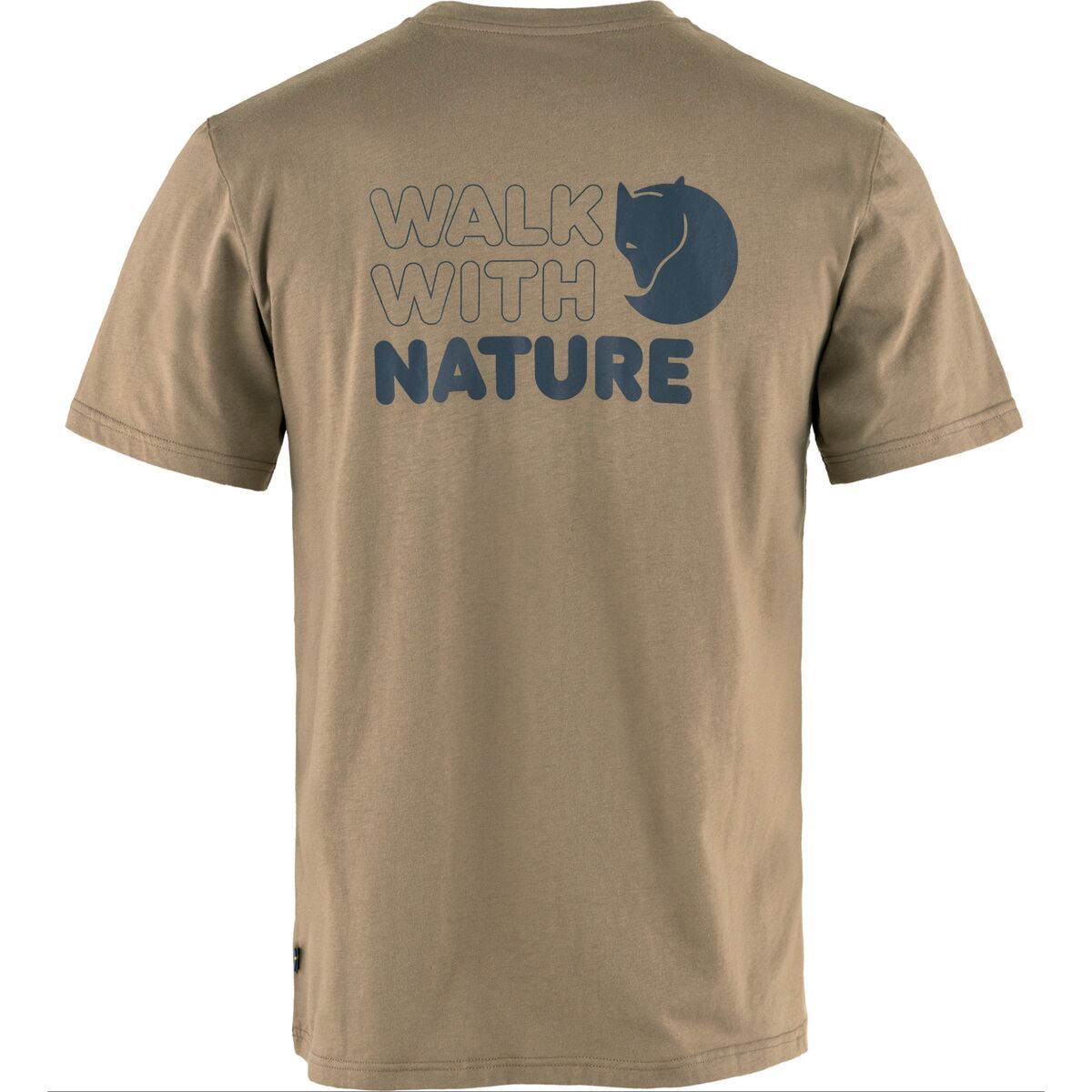 Image of Fjallraven Walk With Nature T-Shirt - Men's Suede Brown, M