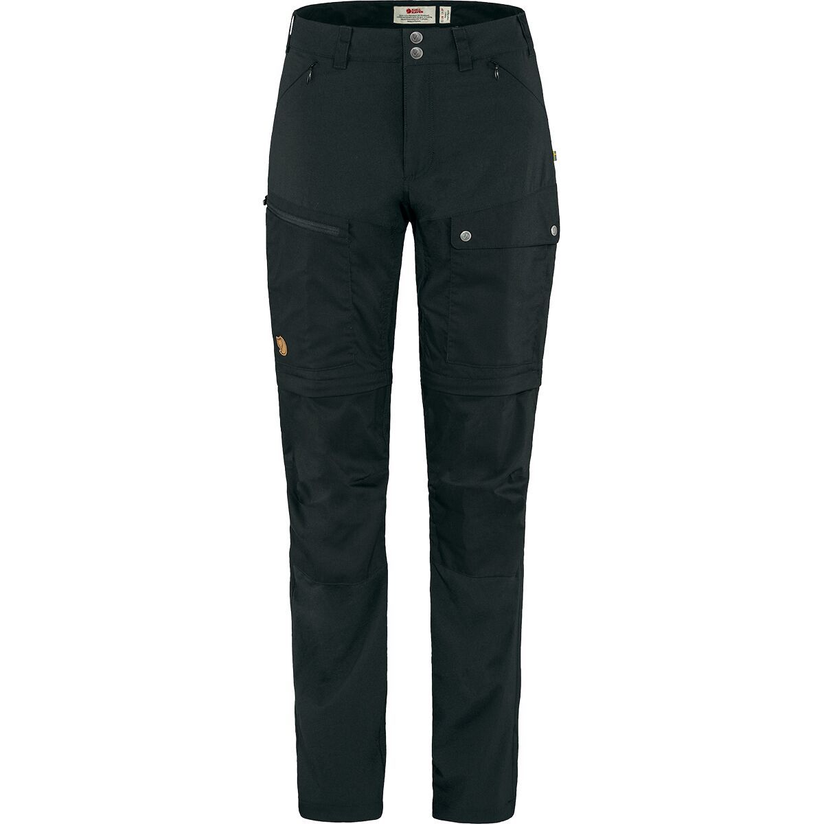 Fjallraven Abisko Midsummer Zip-off Trousers - Women's Black, US 25.5/EU 34/Reg