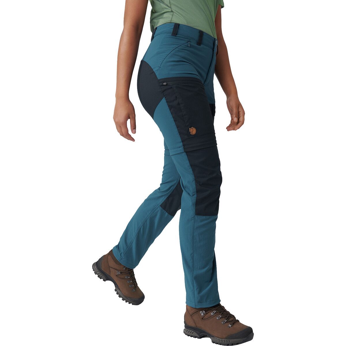 Fjallraven Abisko Midsummer Zip-off Trousers - Women's Indigo Blue/Dark Navy, US 27/EU 36/Short