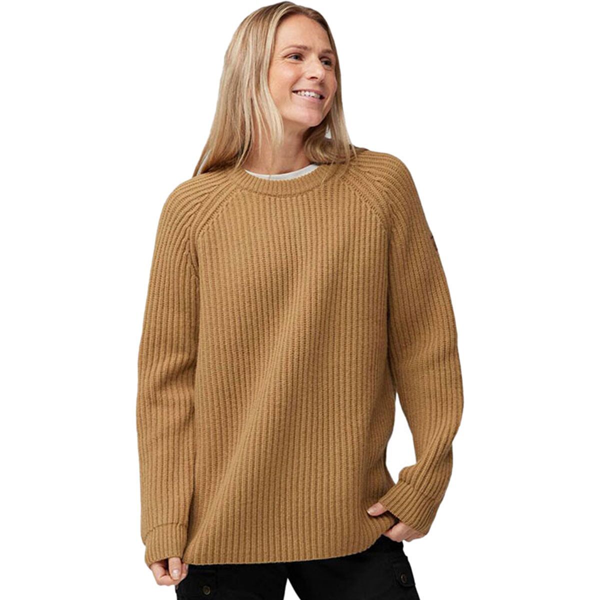 Fjallraven Ovik Rib Sweater - Women's Buckwheat Brown, M