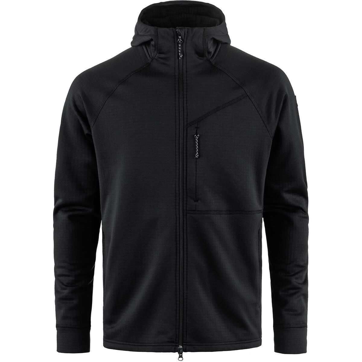 Fjallraven Abisko Grid Fleece Hoodie - Men's Black, M