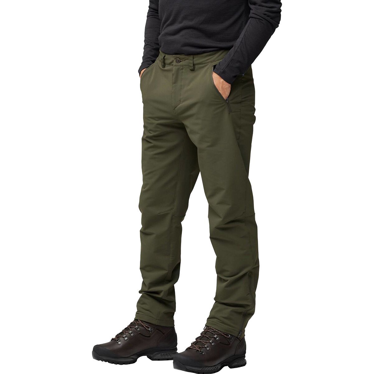 Image of Fjallraven Abisko Winter Stretch Trouser - Men's Deep Forest, US 30/EU 46