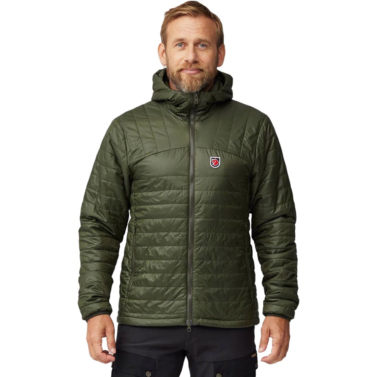 Image of Fjallraven Expedition X-Latt Hoodie - Men's Deep Forest, M