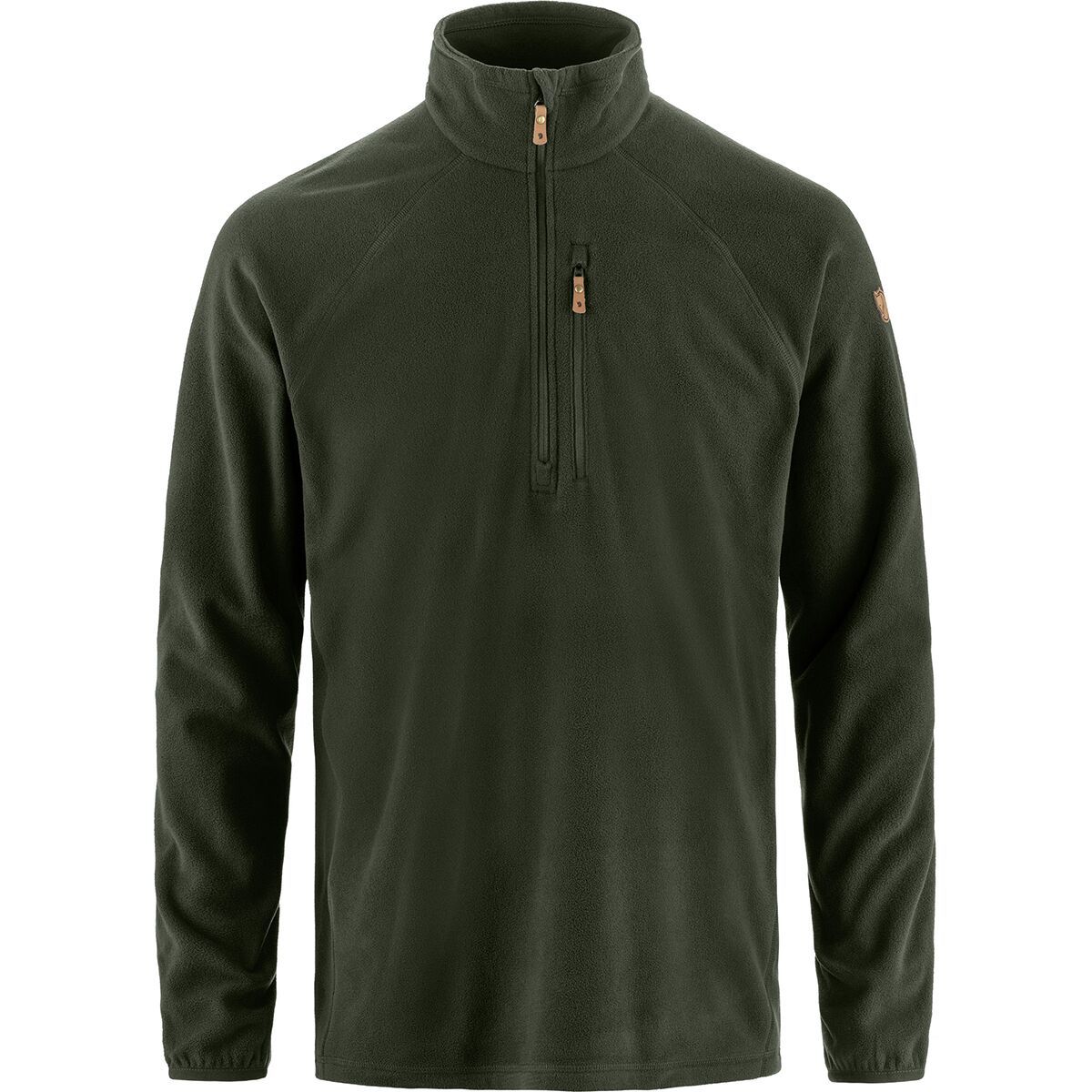 Image of Fjallraven Ovik Lite Fleece 1/2-Zip Jacket - Men's Deep Forest, S