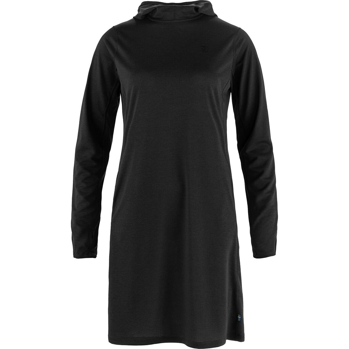 Fjallraven Abisko Sun Hoodie Dress - Women's Black, S
