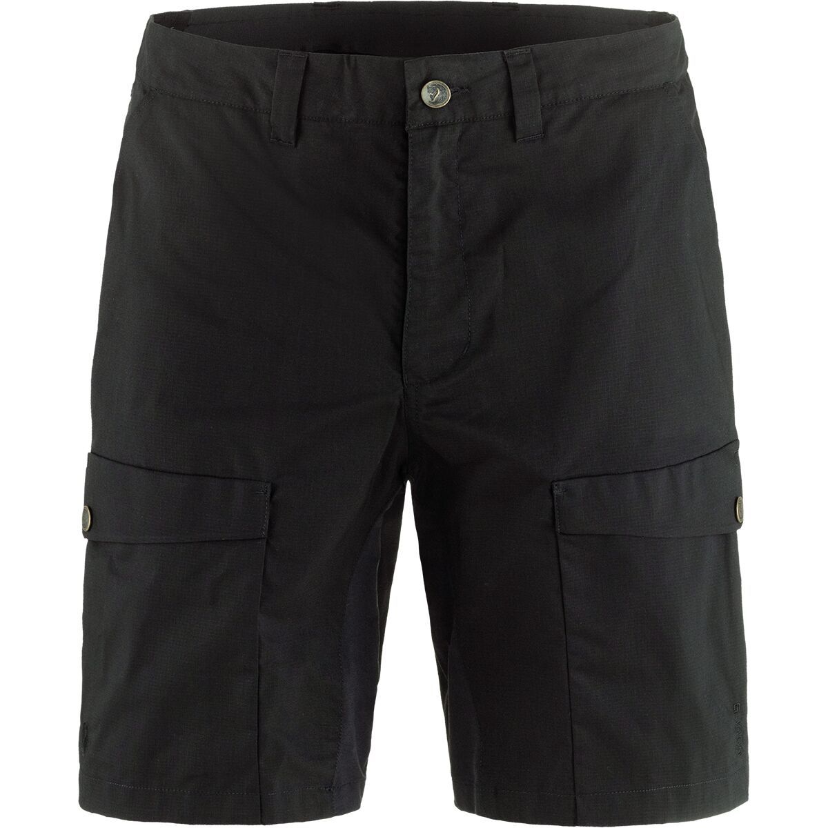 Image of Fjallraven Abisko Hybrid Trail Short - Men's Black, US 32/EU 48