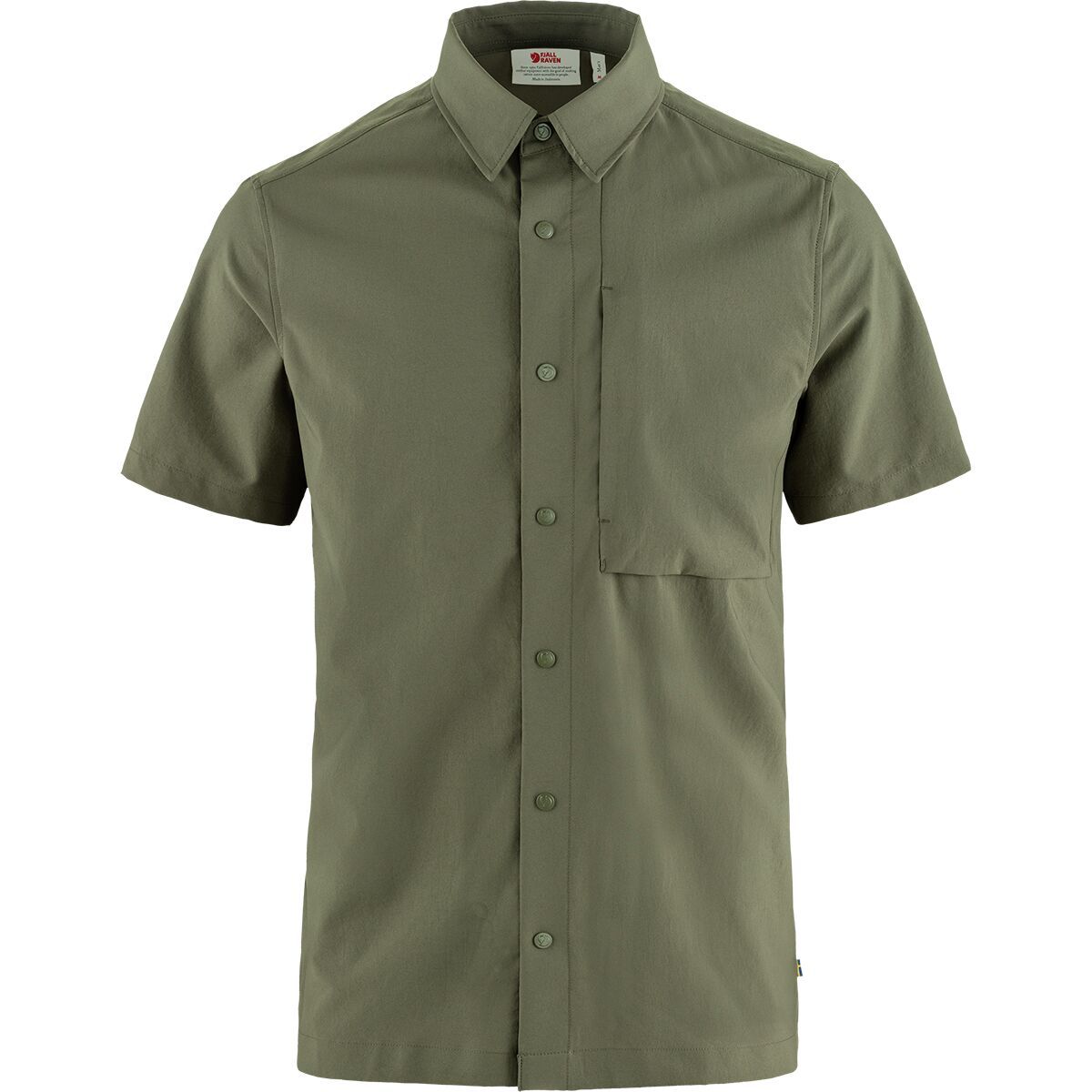 Image of Fjallraven High Coast Pack Short-Sleeve Shirt - Men's Laurel Green, M
