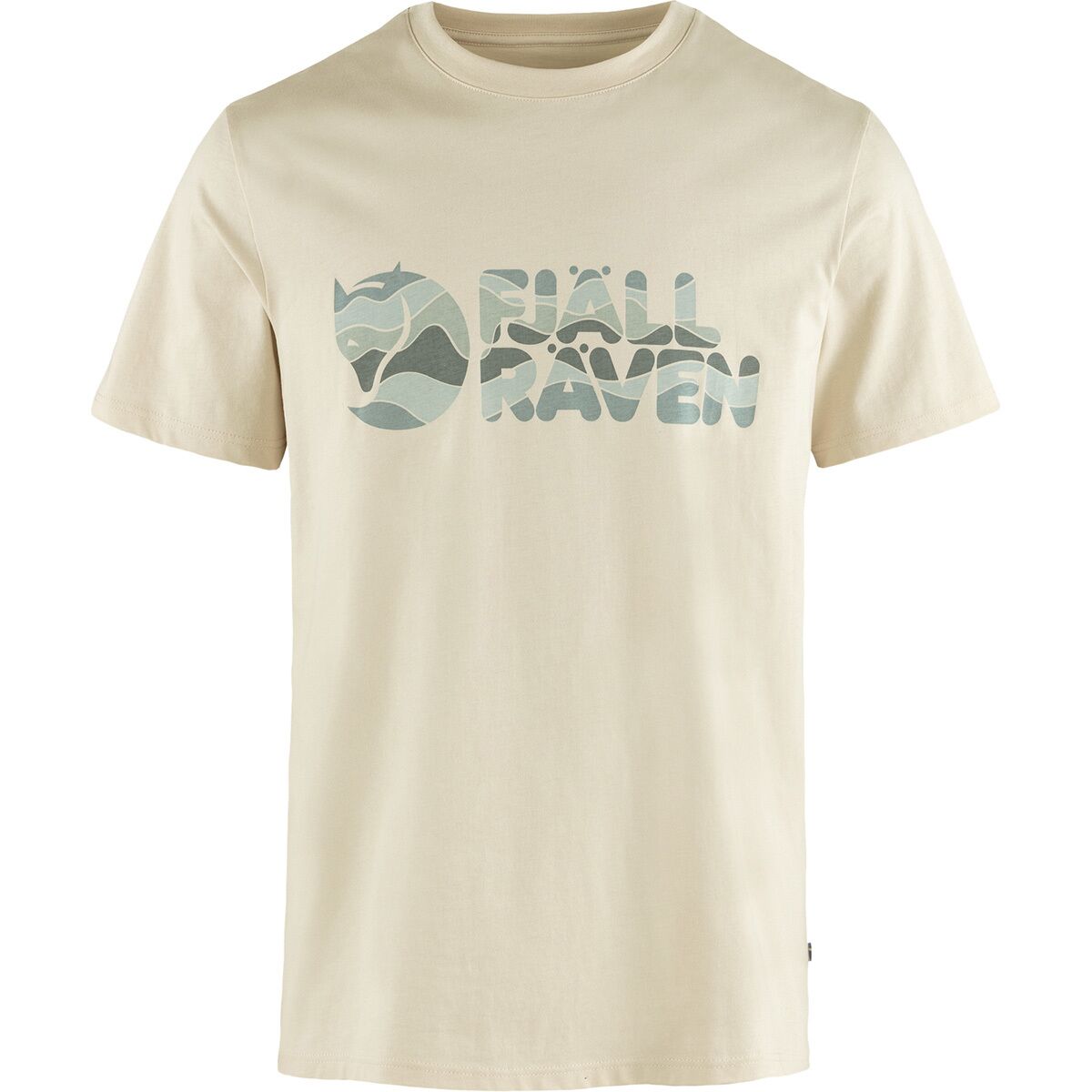 Image of Fjallraven Multicolor Logo T-Shirt - Men's Chalk White, S