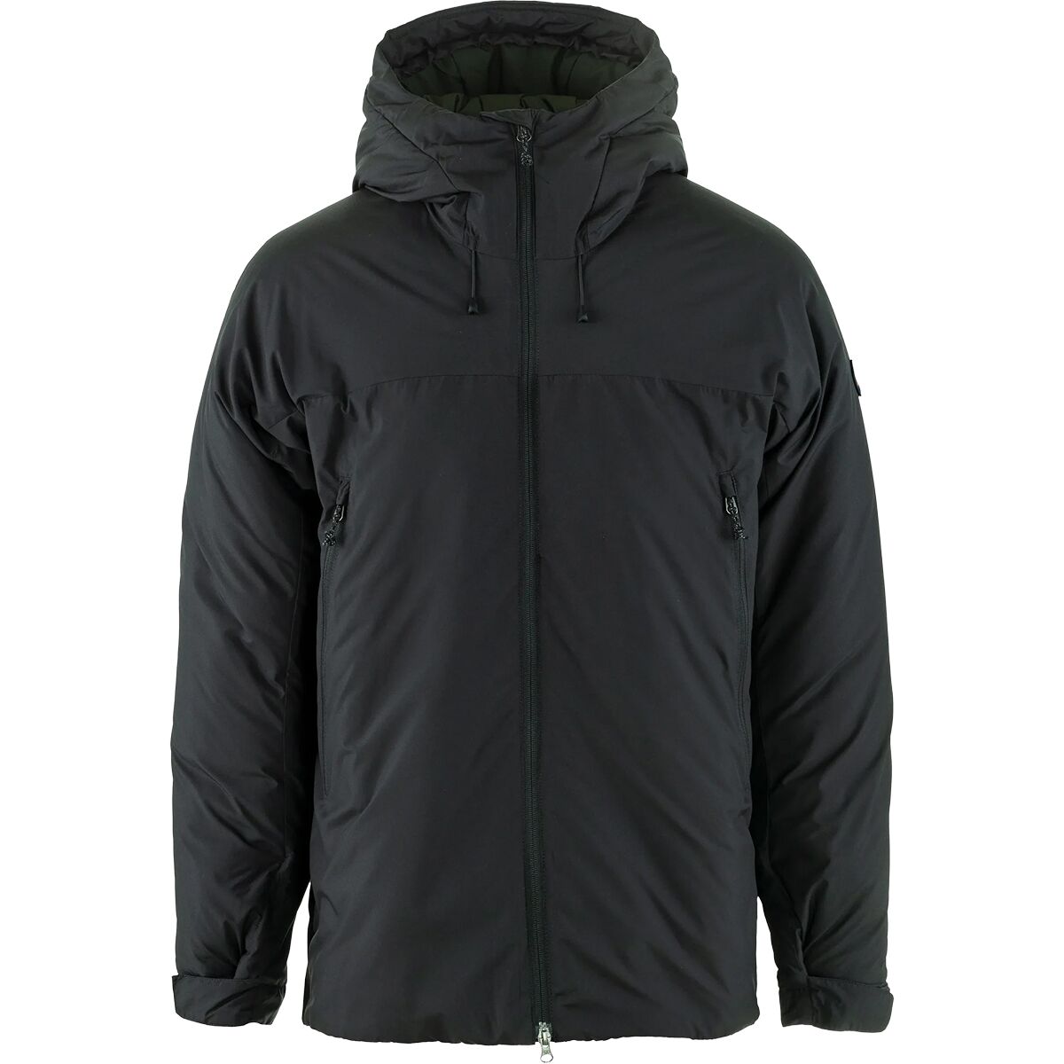 Image of Fjallraven Bergtagen 130 Insulation Jacket - Men's Black/Deep Forest, M