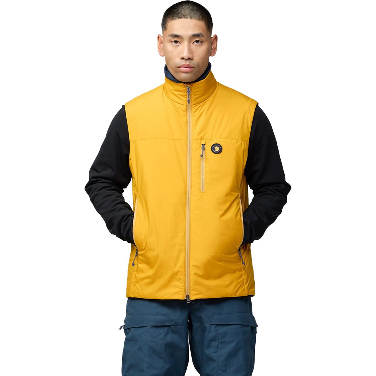 Image of Fjallraven Bergtagen 60 Insulation Vest - Men's Mustard Yellow, L