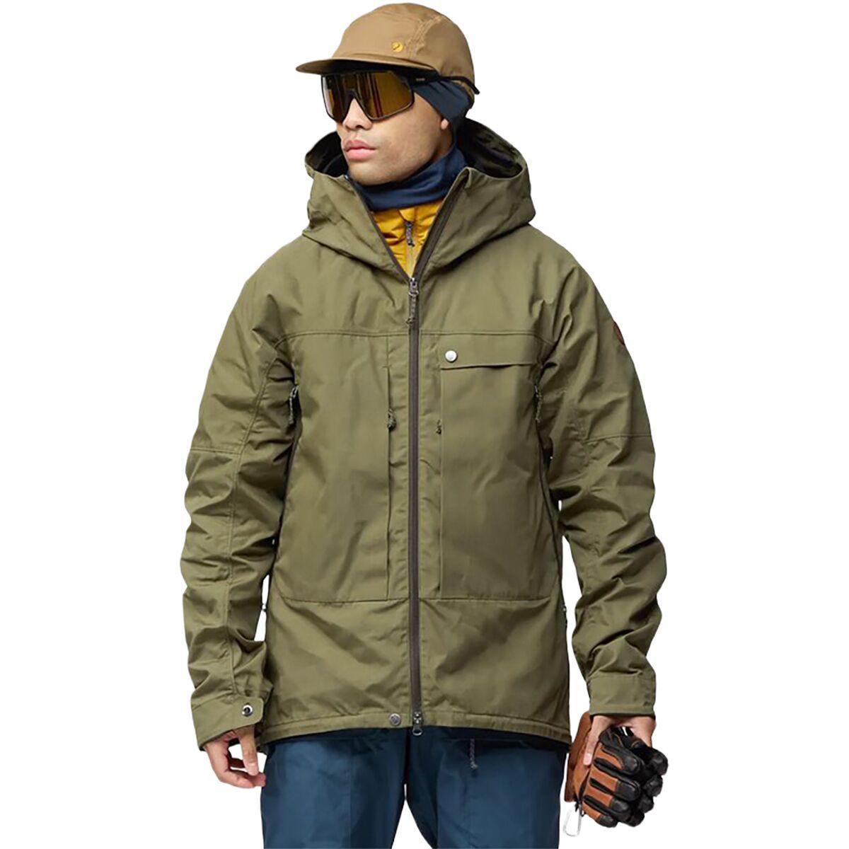 Image of Fjallraven Bergtagen G-1000 Jacket - Men's Laurel Green, XXL