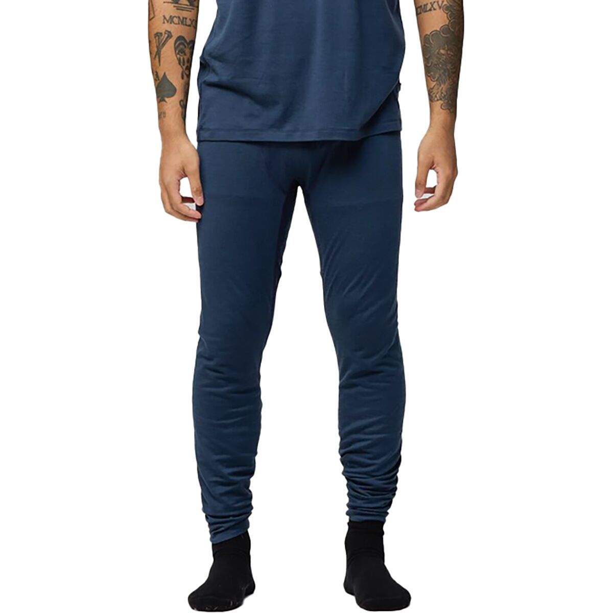 Image of Fjallraven Bergtagen Merino 190 LJ Bottom - Men's Mountain Blue, XL