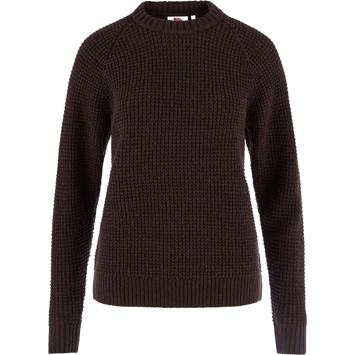 Image of Fjallraven Ovik Waffle Knit Top - Women's Black Oak, XL