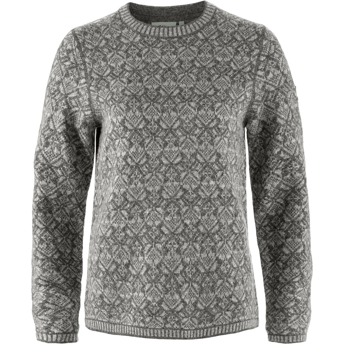 Image of Fjallraven Snow Round Neck Sweater - Women's Grey, XL