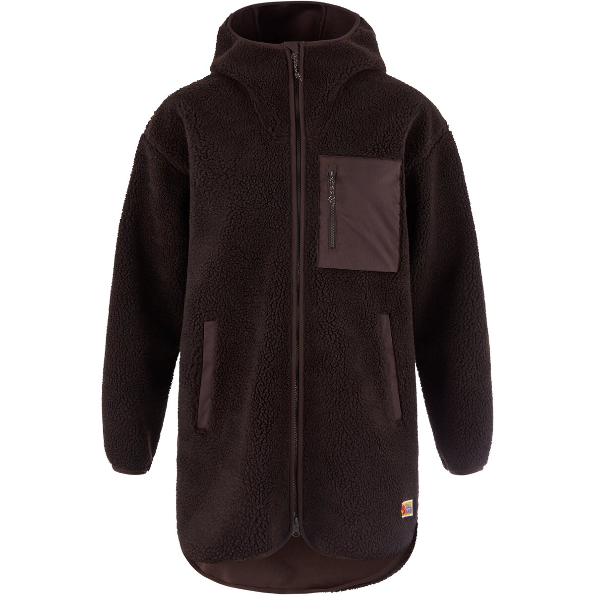 Image of Fjallraven Vardag Pile Long Fleece - Women's Black Oak, XL