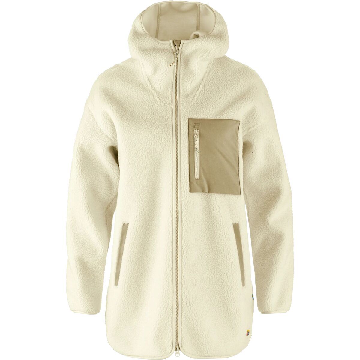 Image of Fjallraven Vardag Pile Long Fleece - Women's Chalk White, S