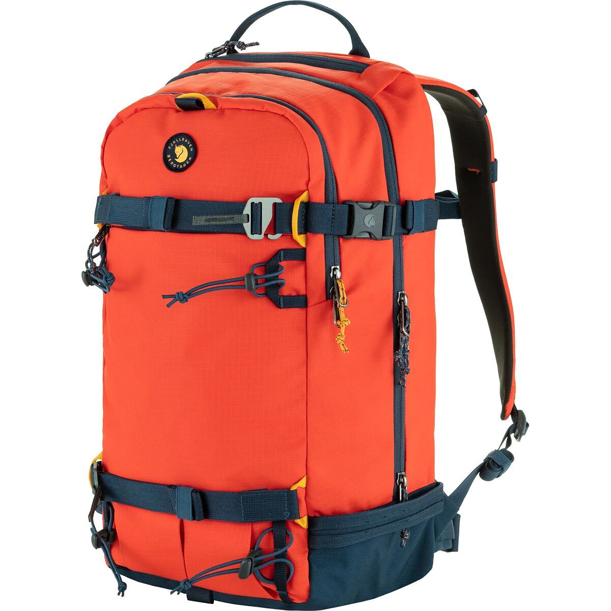 Image of Fjallraven Bergtagen Touring 22L Backpack Flame Orange/Mountain Blue, One Size