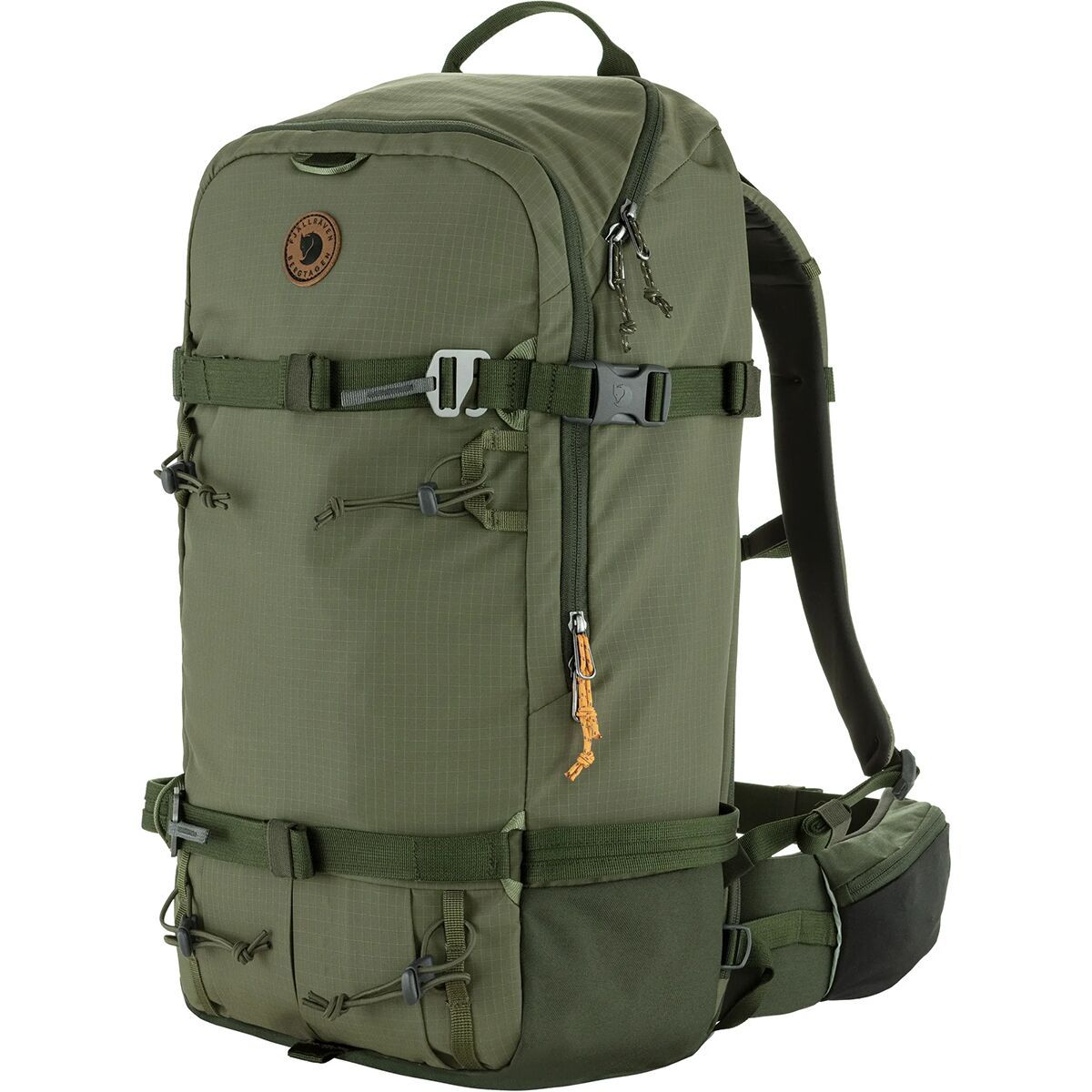 Image of Fjallraven Bergtagen Touring 30L Backpack Laurel Green/Deep Forest, S/M
