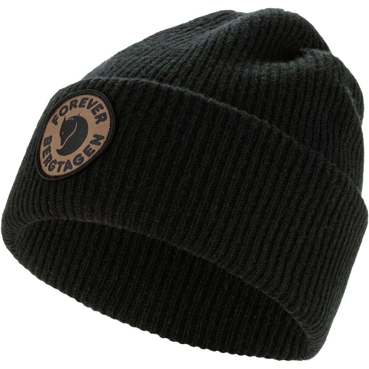 Image of Fjallraven Bergtagen Forever Wool Beanie Black, One Size