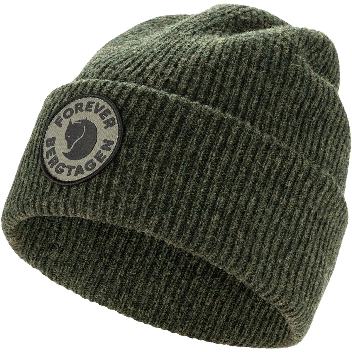Image of Fjallraven Bergtagen Forever Wool Beanie Deep Forest, One Size