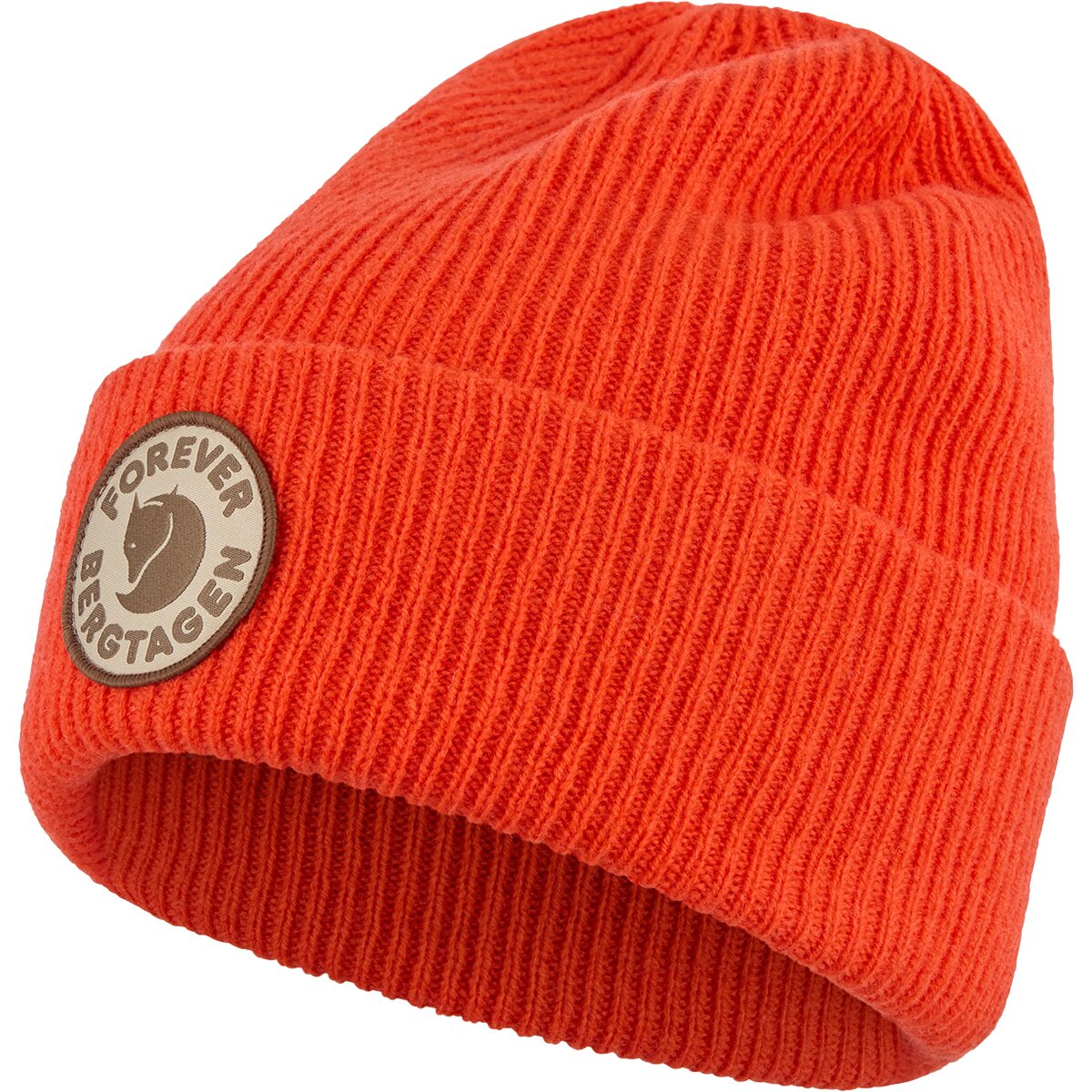 Image of Fjallraven Bergtagen Forever Wool Beanie Flame Orange, One Size