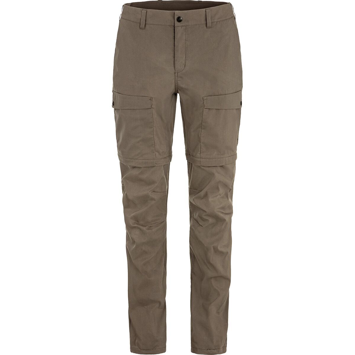 Image of Fjallraven Abisko Hybrid Trail Zip-Off Trouser - Women's Suede Brown, US 10/EU 42/Reg