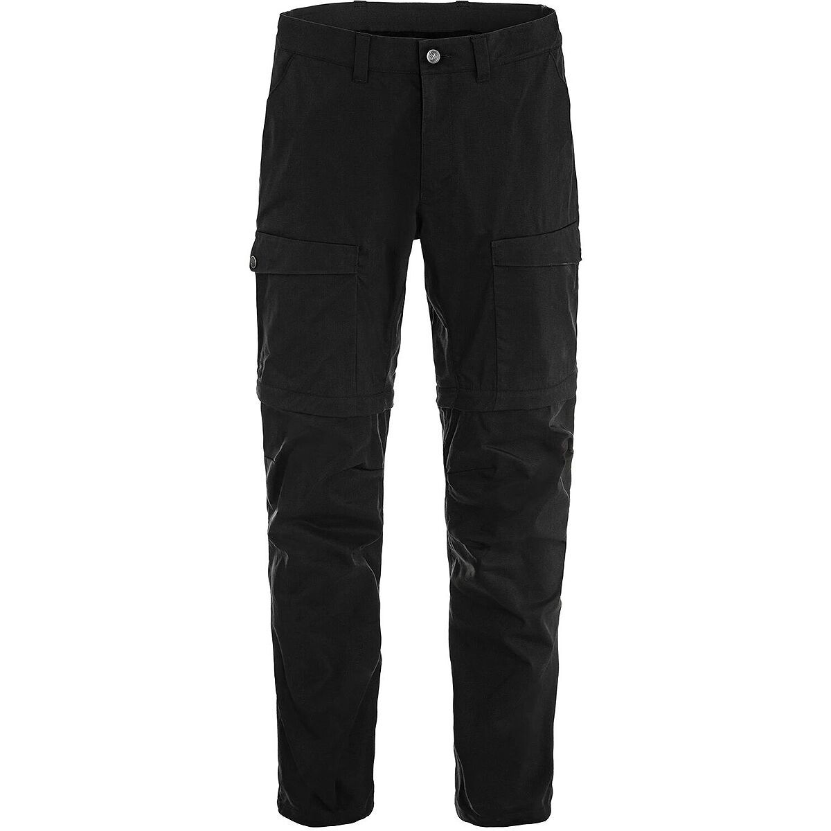 Image of Fjallraven Abisko Hybrid Trail Zip-Off Trouser - Men's Black, US 36/EU 52
