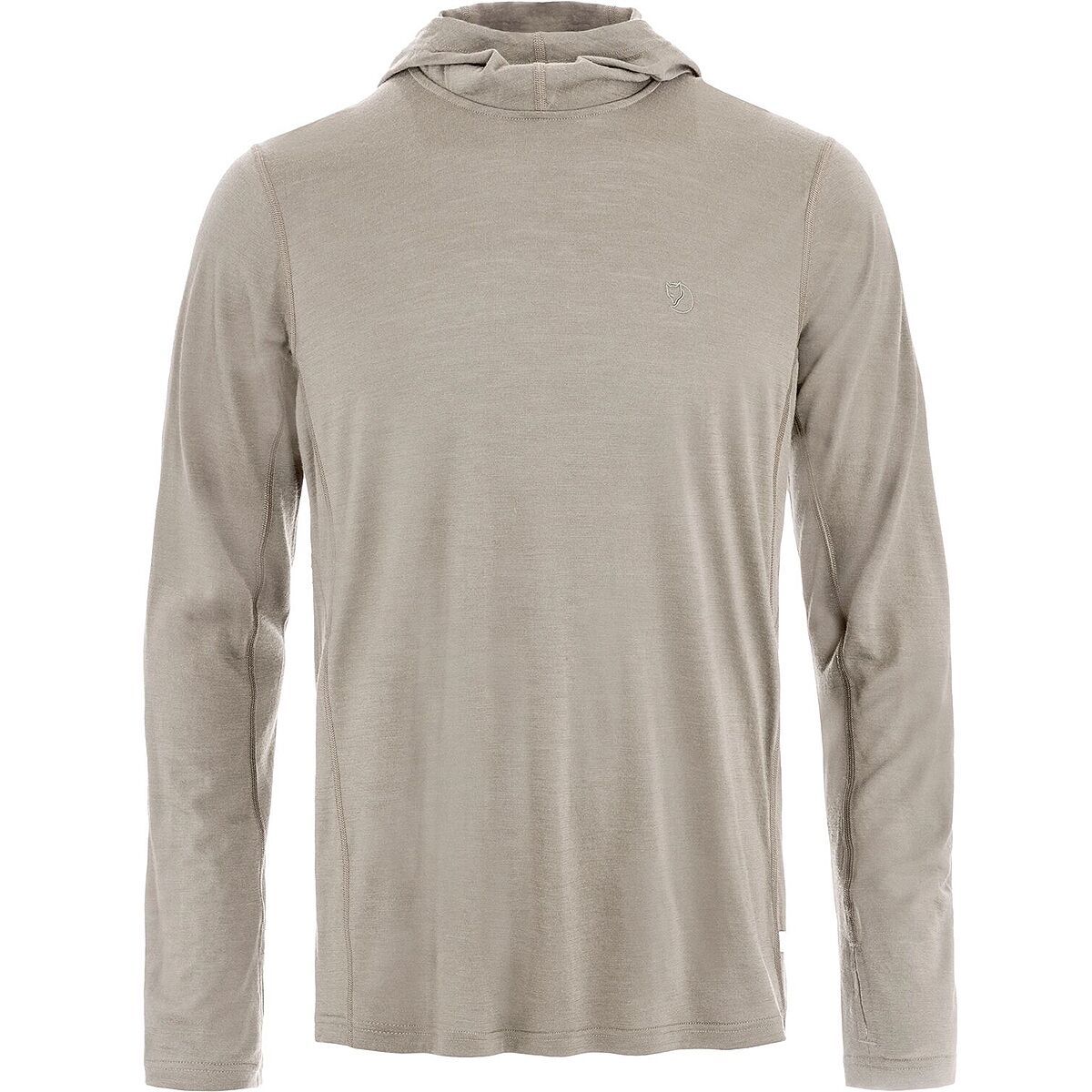 Image of Fjallraven Abisko Wool Hoodie - Men's Light Fossil, L