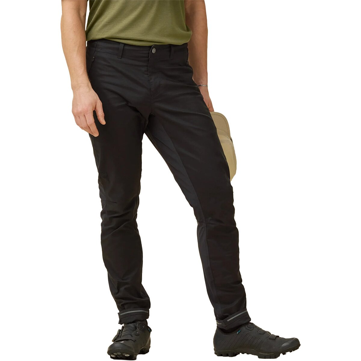 Image of Fjallraven Hoja Hybrid Trouser - Men's Black, US 34/EU 50