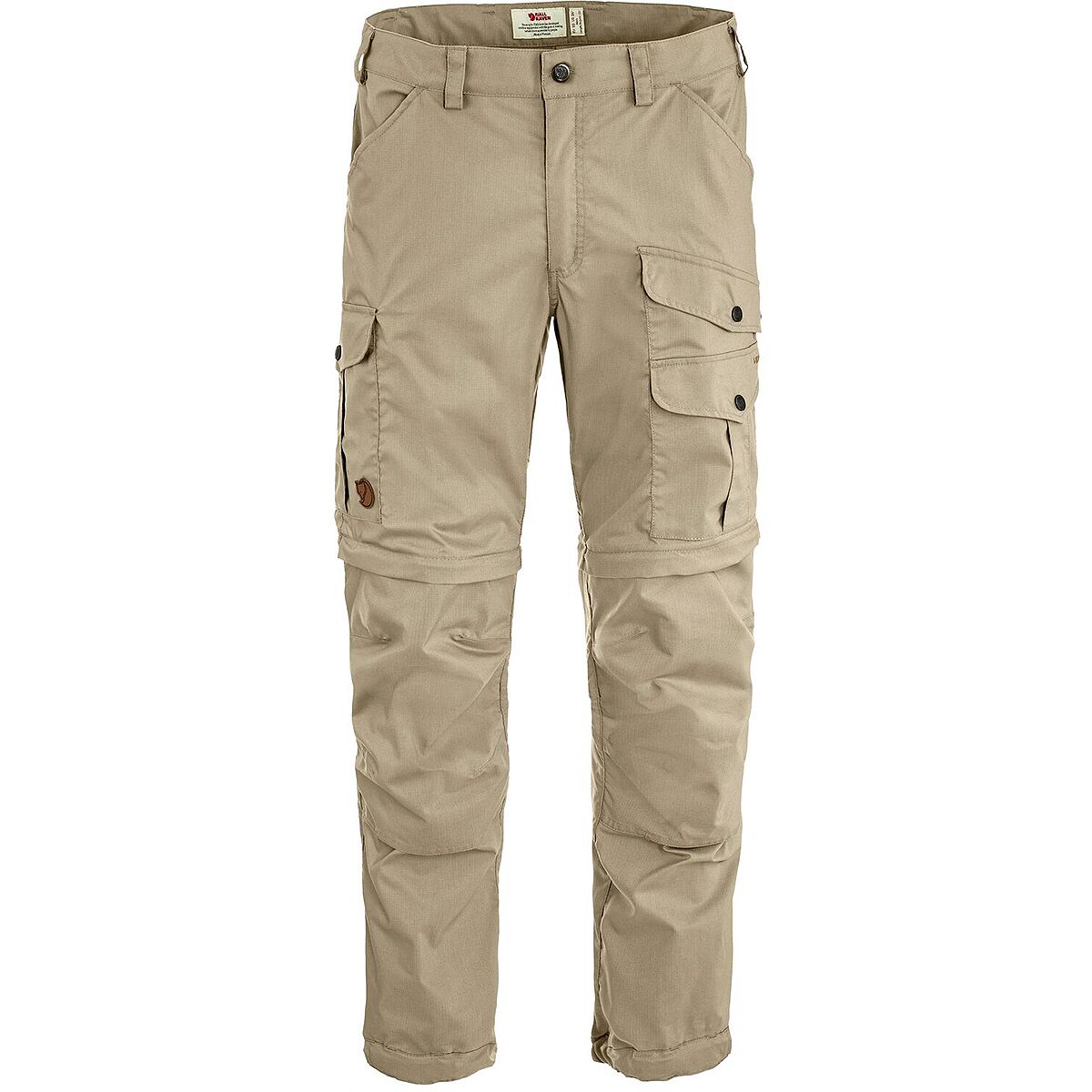 Image of Fjallraven Vidda Pro Lite Zip-Off Trouser - Men's Fossil, US 34/EU 50