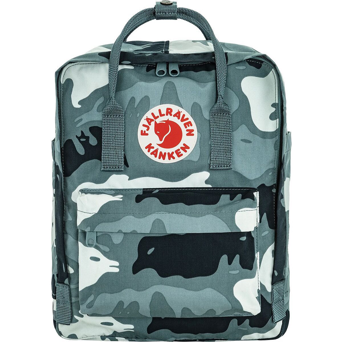 Image of Fjallraven Kanken Graphics Backpack Nimbus Blue/Hidden Animals, One Size