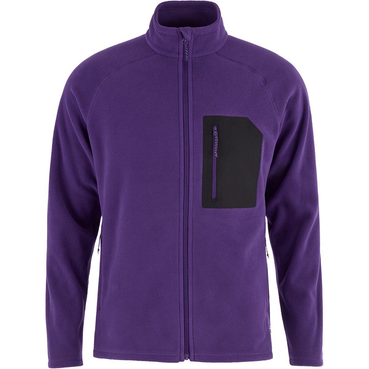 Image of Fjallraven Kaipak Fleece Jacket - Men's Dark Violet/Black, M