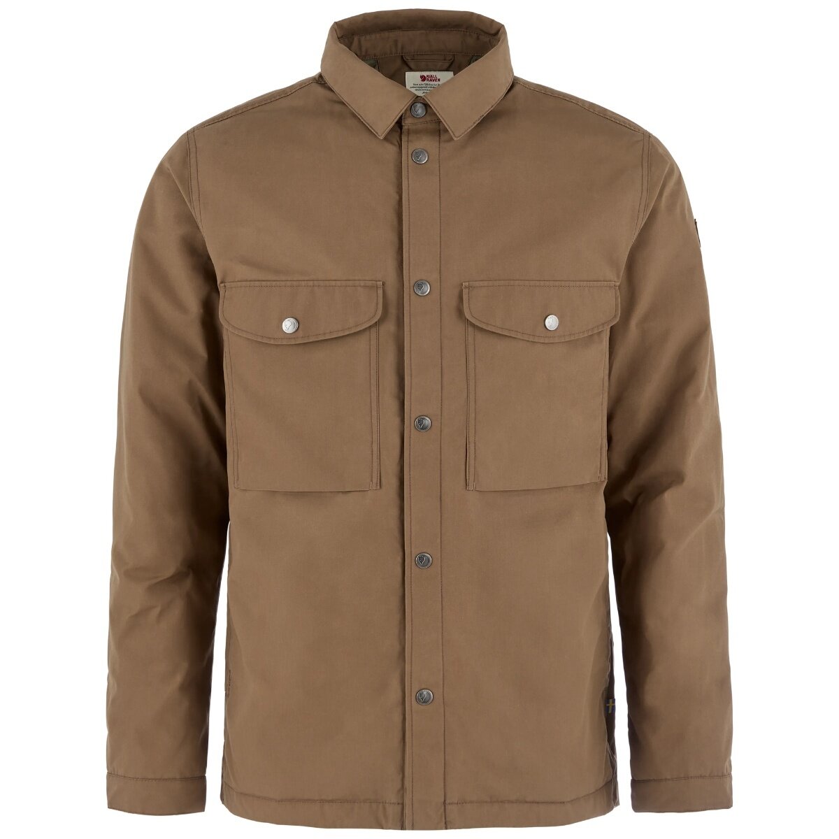 Image of Fjallraven Ovik Down Shirt Jacket - Men's Wood Brown, L