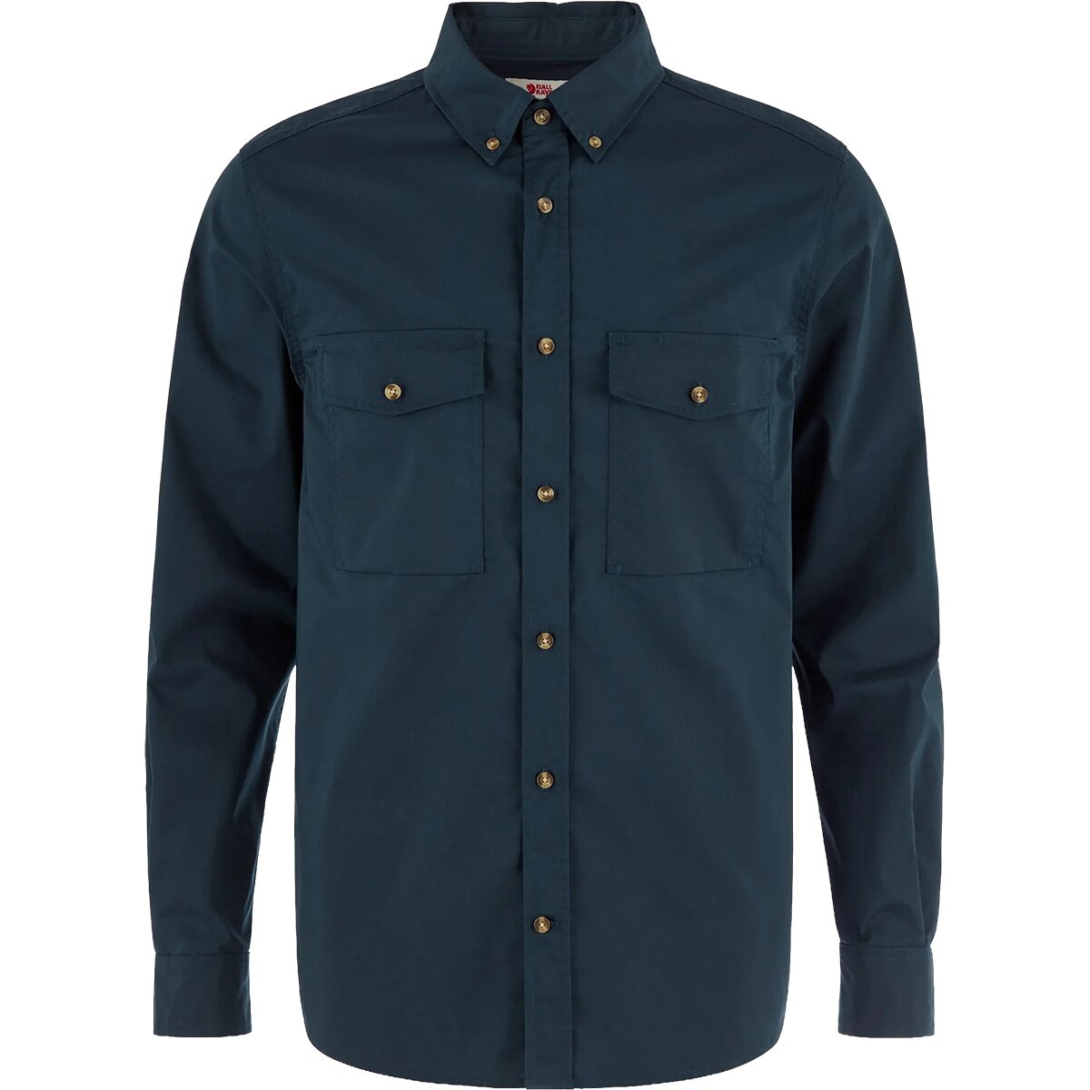 Image of Fjallraven Ovik G-1000 Long-Sleeve Shirt - Men's Dark Navy, M