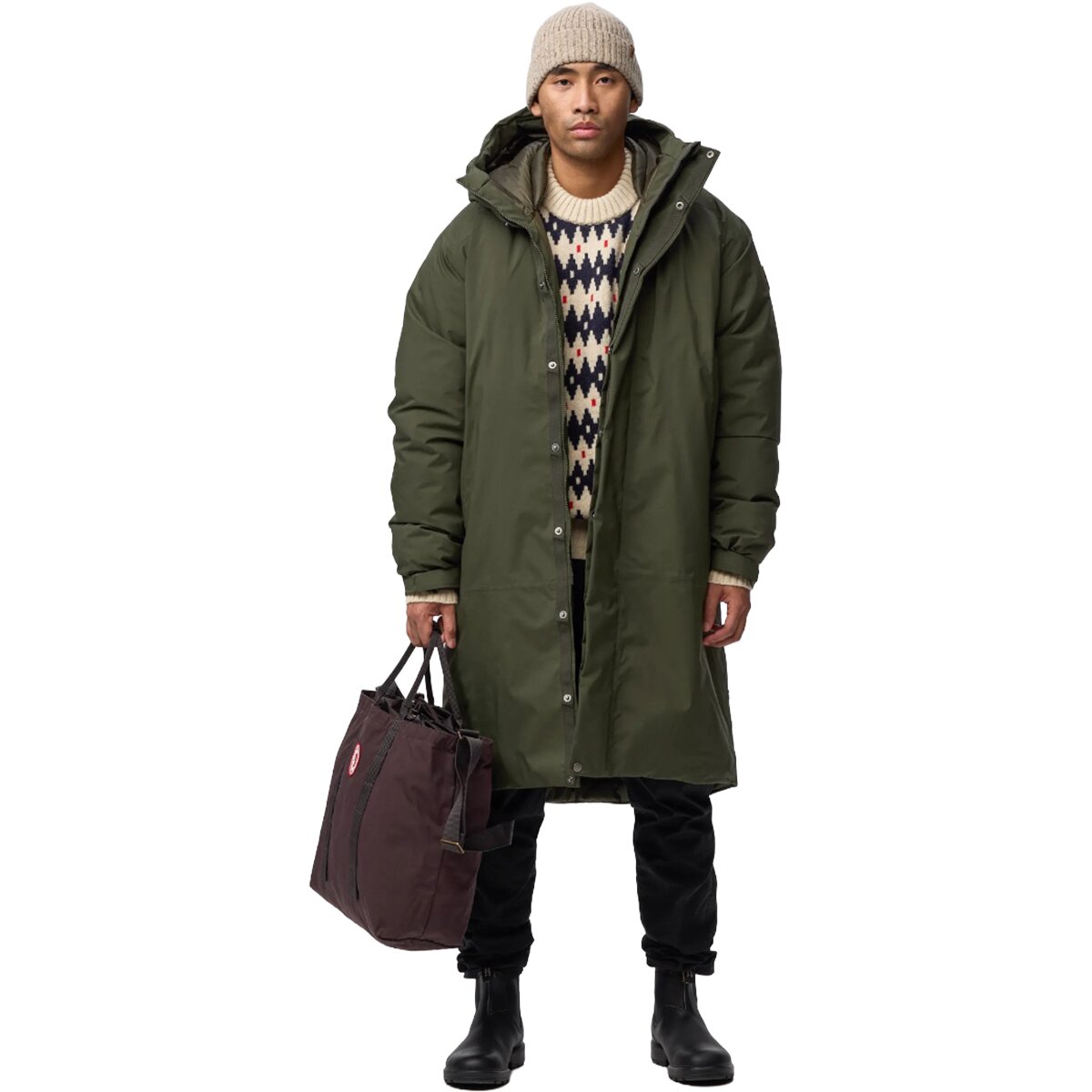 Image of Fjallraven Ovik GTX Padded Parka - Men's Deep Forest, XXL