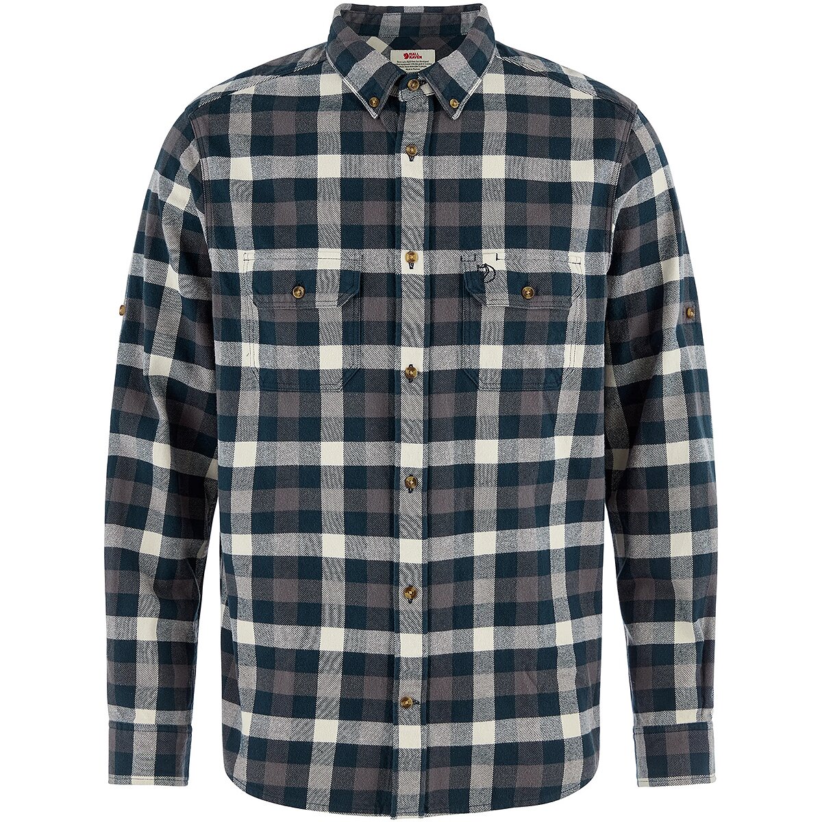 Image of Fjallraven Skog Relaxed Shirt - Men's Dark Navy/Chalk White, L