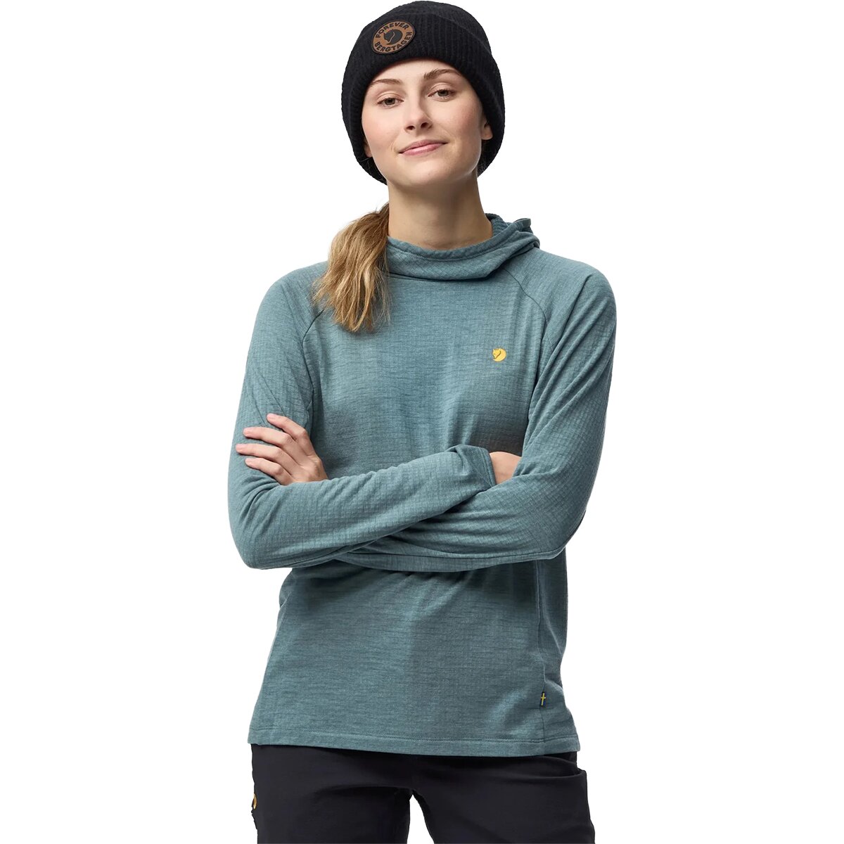Image of Fjallraven Bergtagen Midlayer Hoodie - Women's Nimbus Blue, M