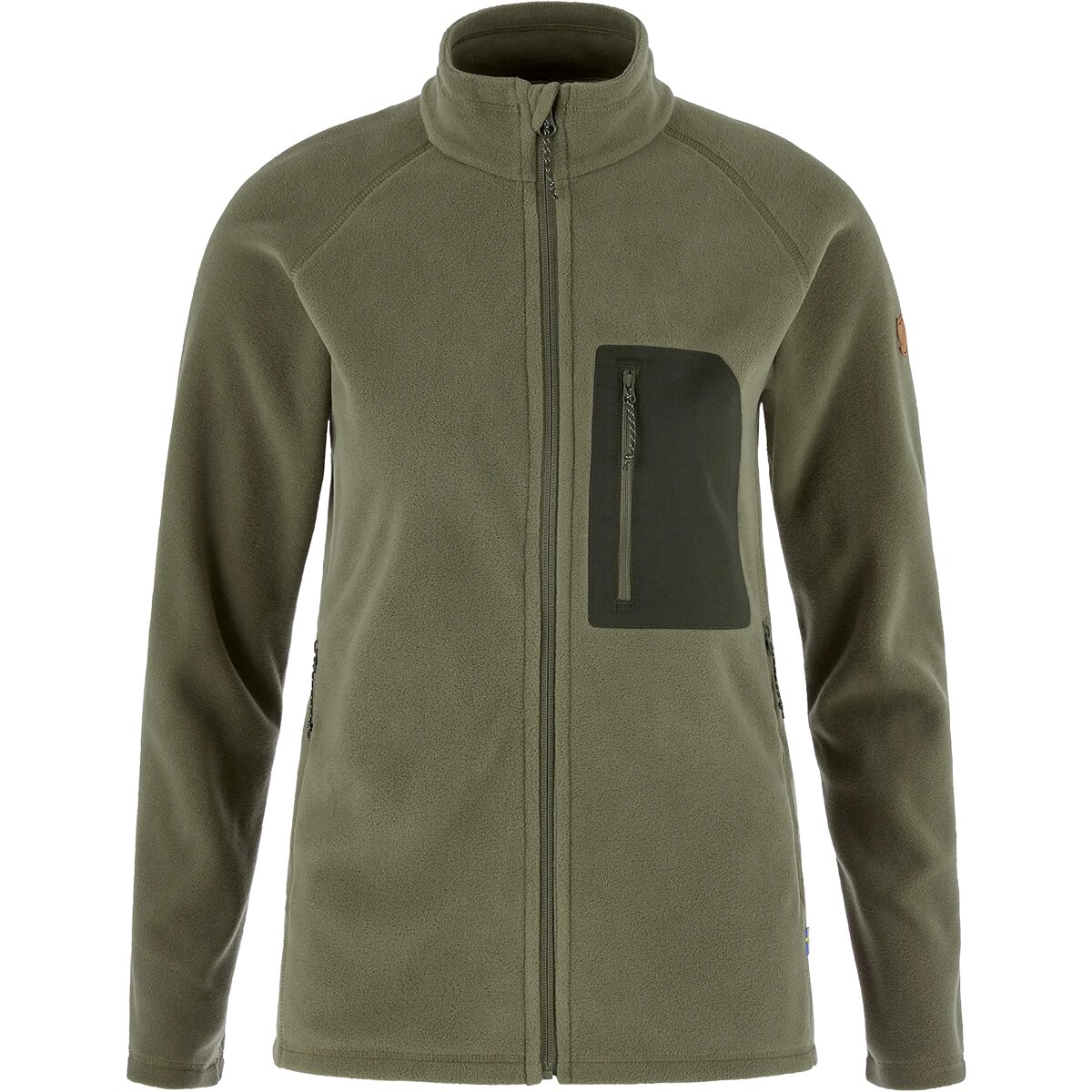 Image of Fjallraven Kaipak Fleece Jacket - Women's Laurel Green/Deep Forest, XL