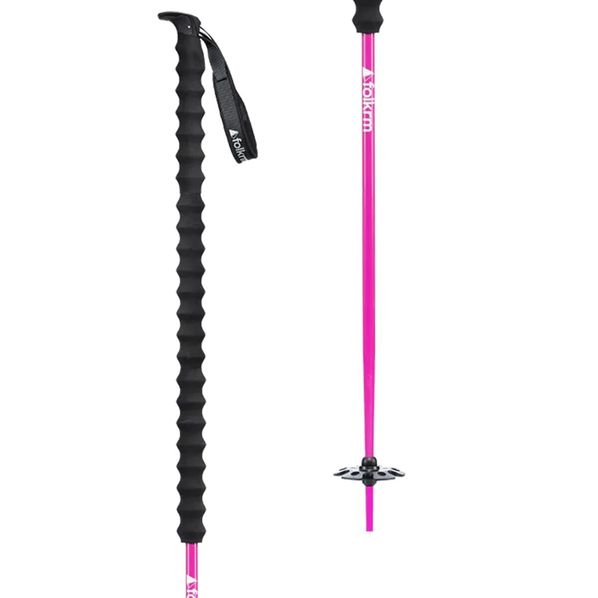 Image of Folkrm Poles Wyeast Ski Poles Gooseberry Pink, 125cm