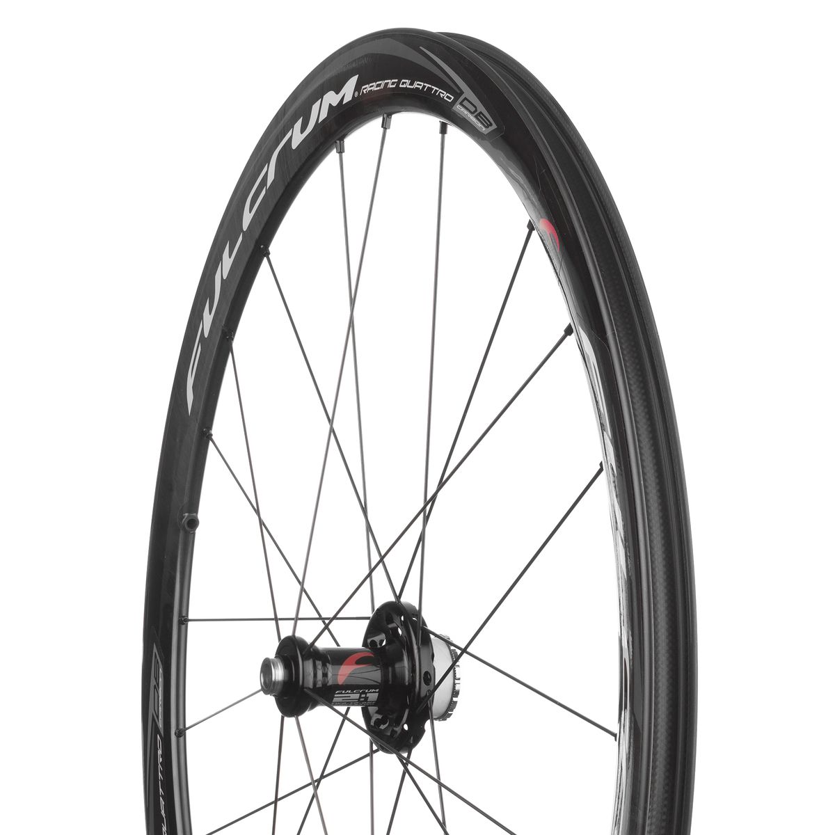 Fulcrum Racing Quattro Carbon Disc Brake Wheelset - Clincher - Bike