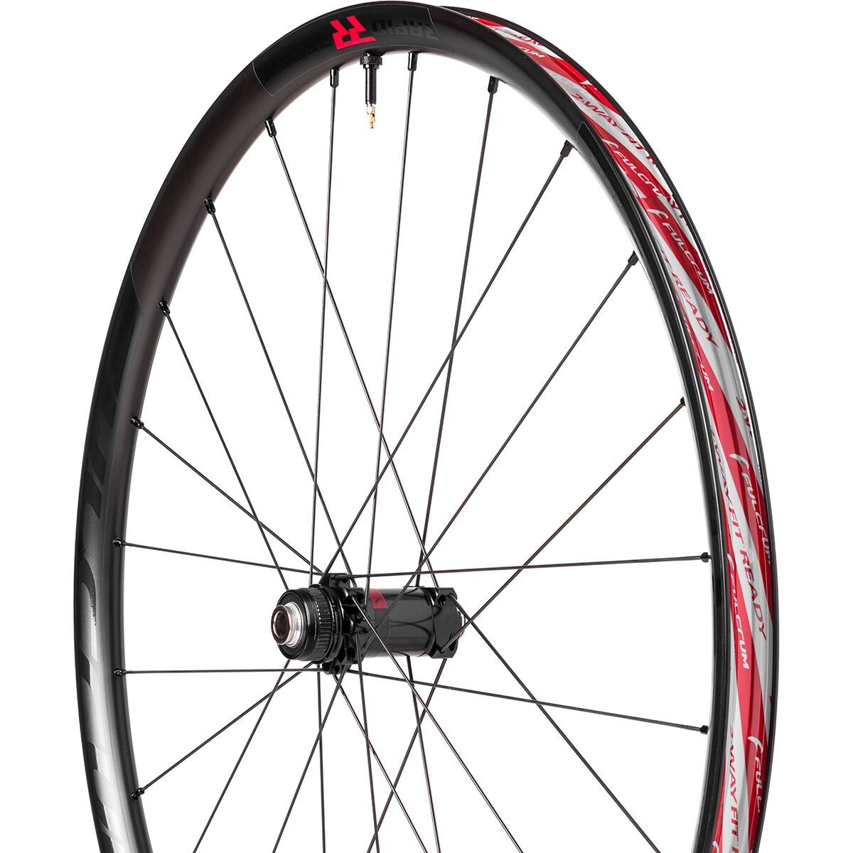 Image of Fulcrum Rapid Red 5 650b Wheelset - Tubeless Black, Campagnolo, N3W