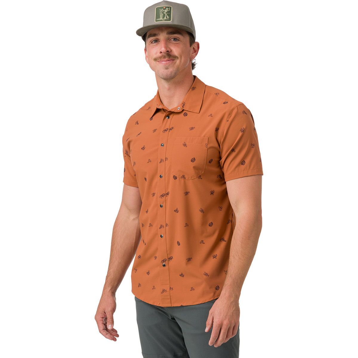 Flylow Anderson Shirt - Men's Terra/Bear Seaside, M