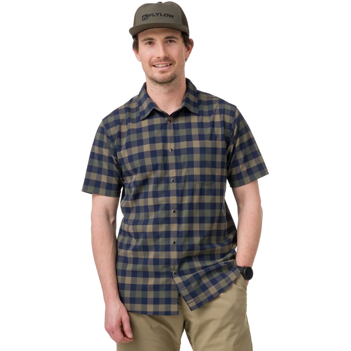 Image of Flylow Anderson Shirt - Men's Twig/Black Plaid, M