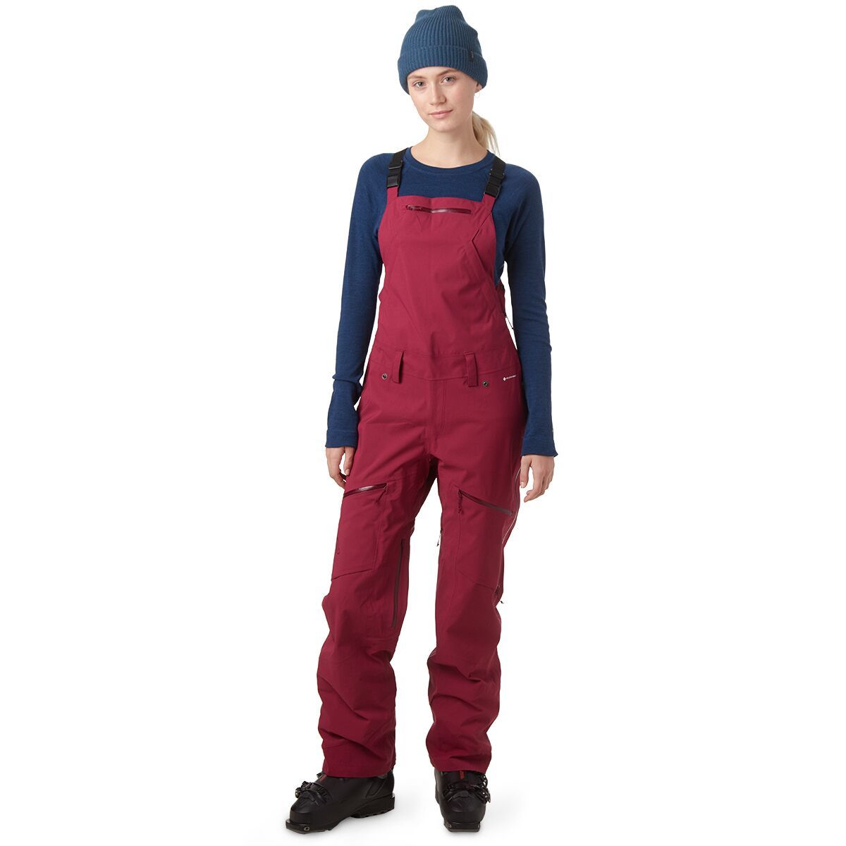 Flylow Foxy Bib Pant - Women's Beet, M/Reg