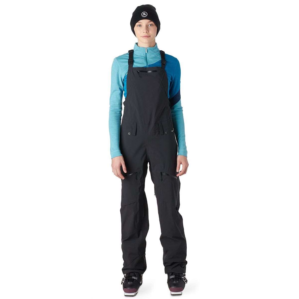 Flylow Foxy Bib Pant - Women's Black2, L/Reg
